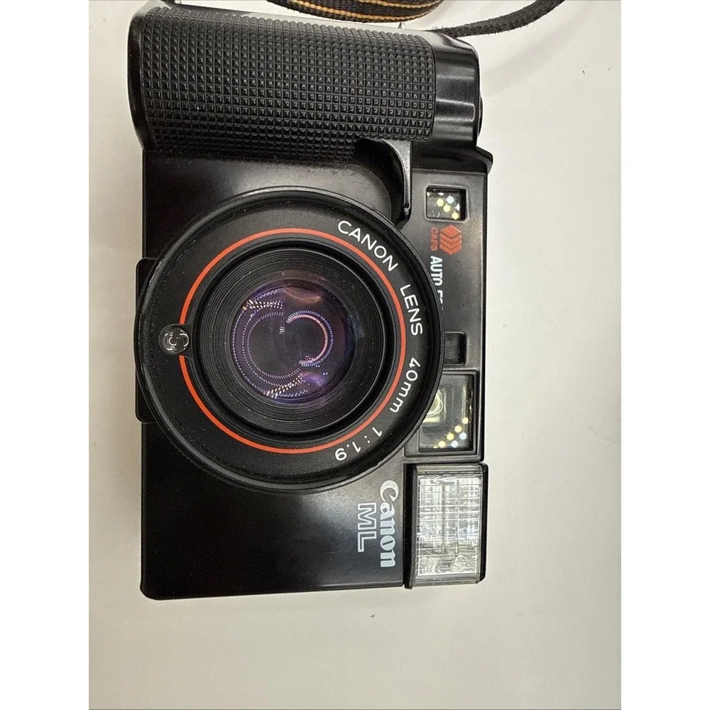 Canon AF35ML ML Auto Focus Flash Point & Shoot 35mm Film Camera Parts or Repair